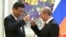 Chinese President Xi Jinping (left) and his Russia counterpart, Vladimir Putin (file photo)