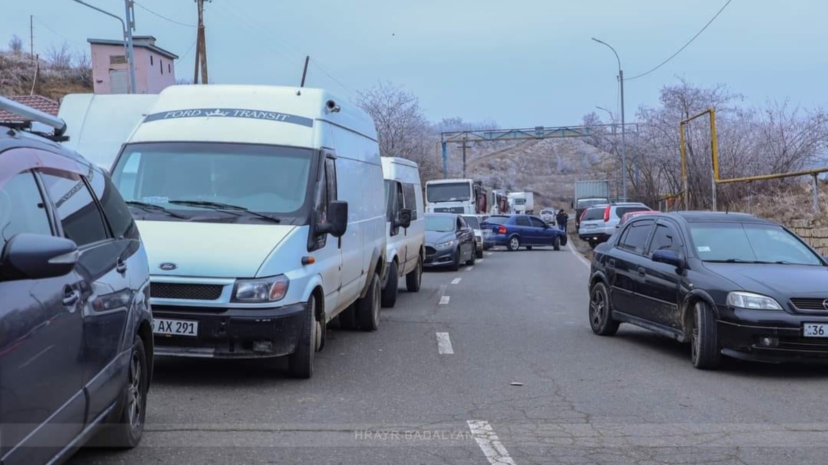 Sole Road Connecting Nagorno-Karabakh To Armenia Blocked By Protesters From Azerbaijan
