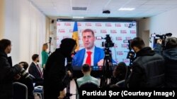 Илан Шор, лидер партии «Шор» проводит онлайн пресс-конференцию (архив)