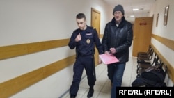 Vladimir Rumyantsev attending court on December 22.