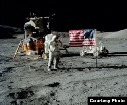 Лунная миссия Юджина Чернина. 1972 год. @ NASA
