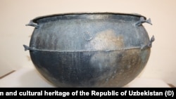 Experts assessed that the cauldron belonged to the ancient nomadic Saka people. 