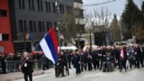 Military invalids, during the celebration of the "Day of the Republic of Srpska" in East Sarajevo, Bosnia and Herzegovina