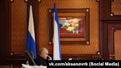 Российский глава Крыма Сергей Аксенов, 5 декабря 2022 года