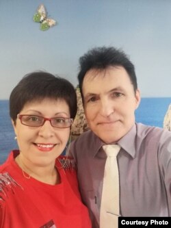Андрей Власов с женой Натальей