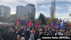 Протест на албанската опозиција во Тирана, 06.12.2022.