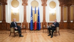 Secretarul general al NATO, Jens Stoltenberg, este primit de președintele României, Klaus Iohannis