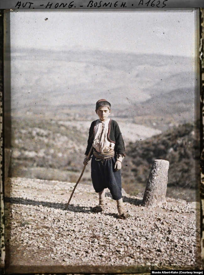 Një bari katolik në Bosnjën jugore në vitin 1912.