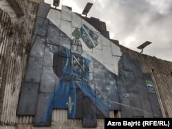 Mural srednjovjekovnog bh. viteza u Cazinu