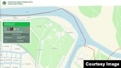 Бірыңғай мемлекеттік жылжымайтын мүлік кадастрындағы Нұрсұлтан Назарбаев резиденциясы көрсетілген карта (https://map.gov4c.kz/egkn/ сайтынан скриншот) 