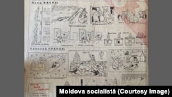 Caricatură de Igor Vieru, din ziarul „Moldova socialistă”, 1 ianuarie 1963