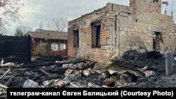 Мини-отель и ресторан "Привал охотника" в Мелитополе после украинского удара 10 декабря 2022 года