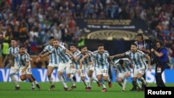 لحظه مشخص شدن قهرمانی تیم ملی آرژانتین در جام جهانی ۲۰۲۲ قطر
