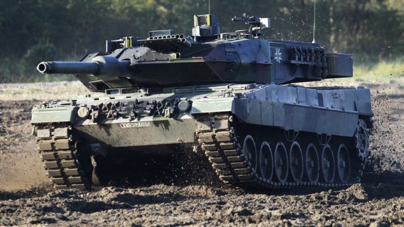 გერმანული Leopard 2-ები უკრაინაში გაგზავნის მოლოდინში