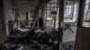 Разрушения в Херсоне после удара по больнице 1 января 2023 года