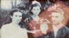 Родина Сокоринських: мати Катерина (ліворуч), батько Сергій (праворуч), старша донька Валентина (вгорі по центру)