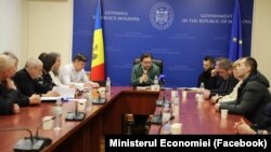 Ministrul Economiei, Dumitru Alaiba la întâlnirea cu deținătorii de patente, 10 ianuarie 2023