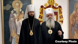 Рускиот митрополит Антониј ја посети Македонската православна црква – Охридска архиепископија (МПЦ-ОА), Скопје 11 јануари 2023