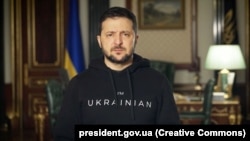 Ukrainian President Volodymyr Zelenskiy made his remarks in his nightly video address on December 8. 