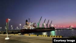 Один из портов в ОАЭ.