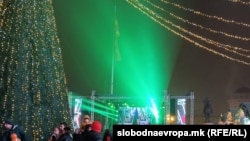 Дочек на Нова година на градскиот плоштад во Скопје, 31 декември 2022