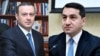Армен Григорян, секретар Рад безпеки Вірменії та Хікмат Гаджиєв, помічник президента Азербайджану (фото комбіноване)