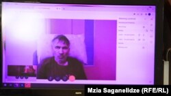 Михаил Саакашвили дистанционно подключился к заседанию суда, 22 декабря