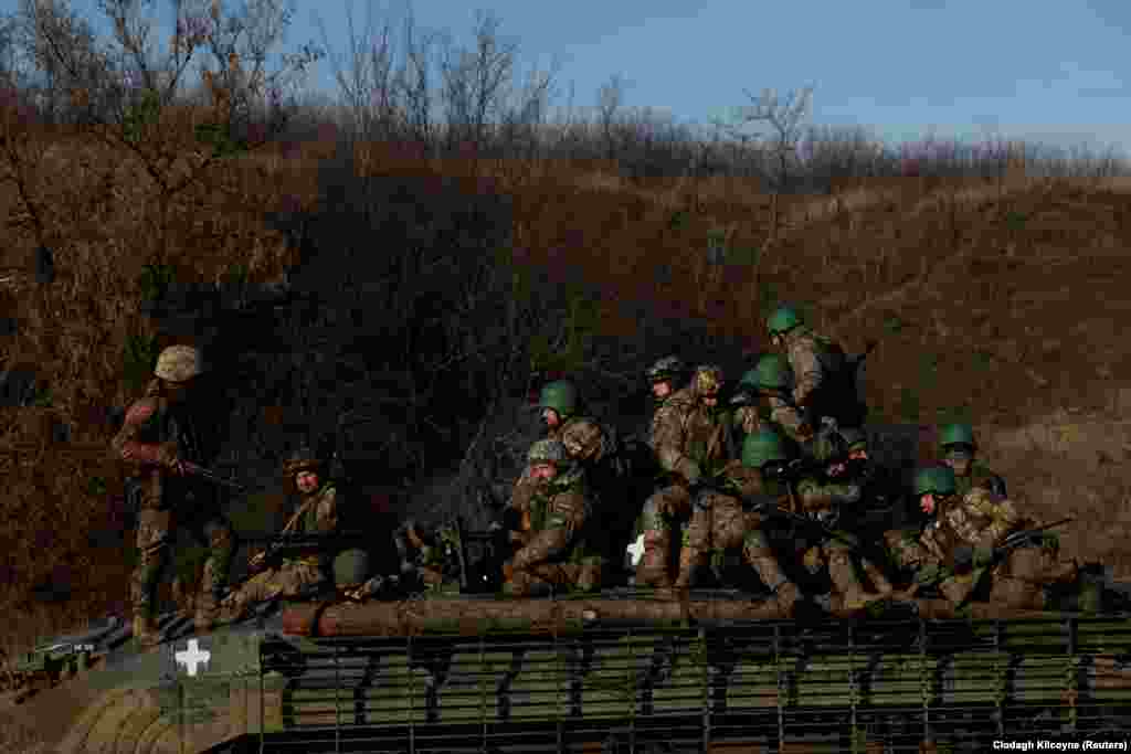 Бійці батальйону &laquo;Карпатська Січ&raquo; поблизу Кремінної, Луганська область, 3 січня 2023 року