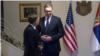 Predsednik Srbije Aleksandar Vučić razgovarao je sa savetnikom američkog Stejt departmenta Derekom Šoleom u Beogradu 12. januara.