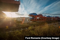 De ziua națională, în 2019, primele 300 de Ford-uri Puma produse la Craiova luau drumul exportului.