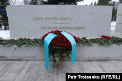 Мемориал памяти жертв Январских событий в Алматы в день его открытия, 23 декабря 2022 года