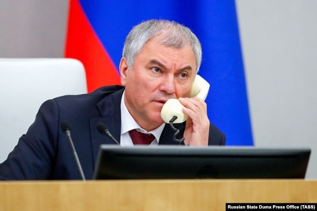 Kryetari i Dumës Shtetërore Ruse, Vyacheslav Volodin