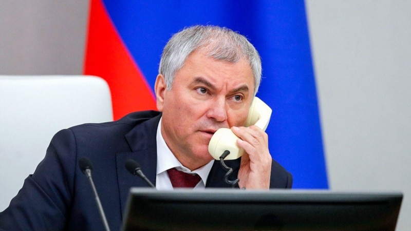 Predsednik  ruske Dume podržao zabranu javnih kritika Vagnera