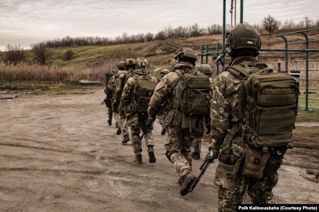 Бойцы полка имени Калиновского. Фото предоставлено пресс-службой полка