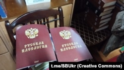 СБУ отчитывается, что в ходе проверок выявила, в частности пророссийскую литературу для обучения в семинарии и приходских школах, «в том числе для пропаганды «русского мира»