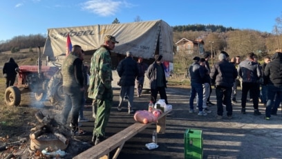 Косовските власти затвориха главния граничен пункт със Сърбия при Мердаре