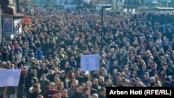 Протест на Србите во Штрпце