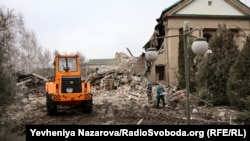 Ракетний удар РФ по території лікарні, Вільнянськ, Запорізької області, фото ілюстративне