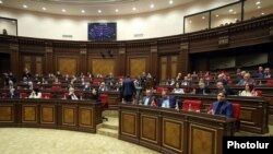 Armenia - The National Assembly debates a government bill on classified information, Yerevan, November 24, 2022.