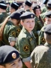 Свеченост по повод завршувањето на годината во средното кадетско училиште „Генерал Јермолов“ во Ставропол, Русија (архивска фотографија)