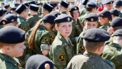 An end-of-year ceremony at the General Yermolov Cadet Secondary School in Stavropol, Russia (file photo)