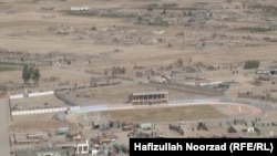 میدان ورزشی ولایت فراه٬ جای که طالبان نخستین حکم قصاص را به روز چهارشنبه بالای یک مرد عملی کردند