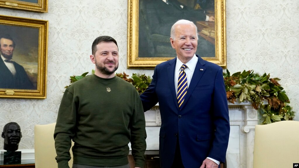 Zelenski i Biden u Bijeloj kući, Washington, SAD, 21. decembar 2022.
