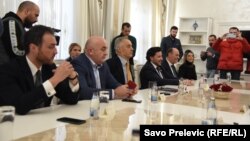 "I said that the government will be serious or there won't be one. There won't be one, and let the citizens interpret who was serious," Prime Minister-designate Miodrag Lekic said after the meeting on January 4. 