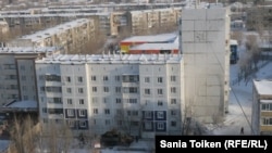 Высотные жилые дома в городе Экибастузе Павлодарской области. 7 декабря 2022 года