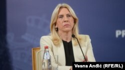 Željka Cvijanović, članica Predsjedništva BiH, tokom posete Beogradu 24. novembra 2022.