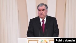 Президент Таджикистана Эмомали Рахмон выступил с Посланием парламенту страны, Душанбе, 23 декабря 2022 года
