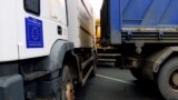 Kosovo: Trucks, donation from EU, are being used to block roads on Rudare, north of Kosovo