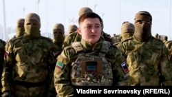 Члены братства, отправляющиеся на войну с Украиной