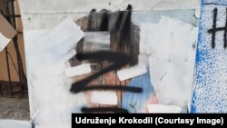 Uništen mural, 26. decembar 2022. godine